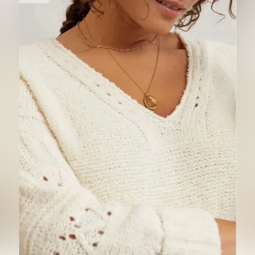 Anthropologie Pilcro Marla V-Neck Sweater - Picture 4 of 12